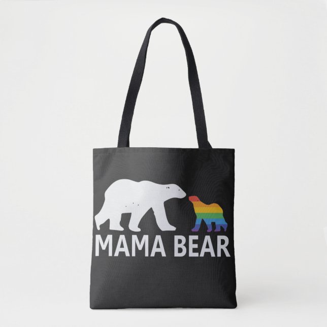 Tote Bag  Fierté maman ours Fière maman Lgbt maman Ours (Devant)