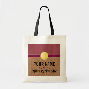 Tote Bag Fierté Publique Notaire Personnalisable avec Votr