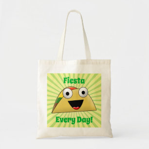 Tote Bag Fiesta Chaque Jour Mignonne Taco Drôle