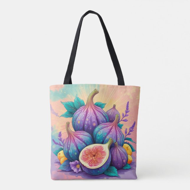 Tote Bag Fig coloré (Dos)