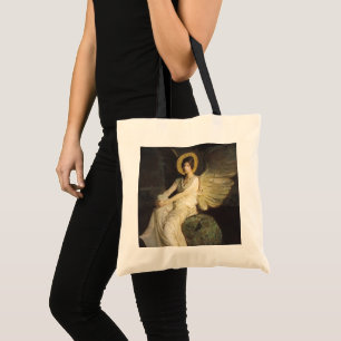 Tote Bag Figure ailée assise sur un rocher par Abbott Thaye