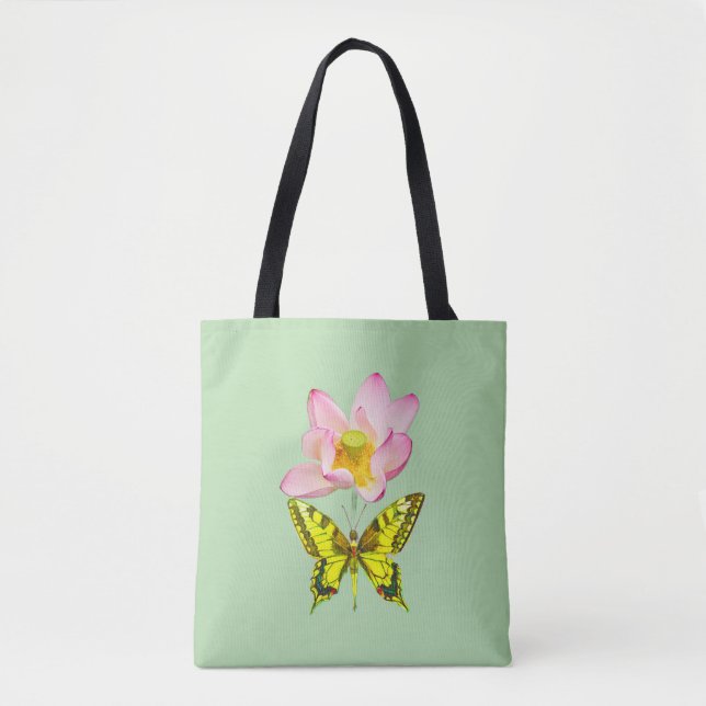 Tote Bag figure papillon machaon (Devant)