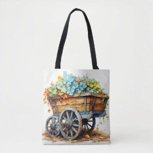 Tote Bag Fil À Roue Plein De Divers Fleurs sauvages