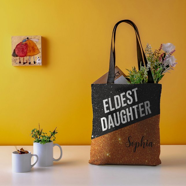 Tote Bag Fille Aînée Vie Branchée D'Une Fille Drôle (Créateur téléchargé)