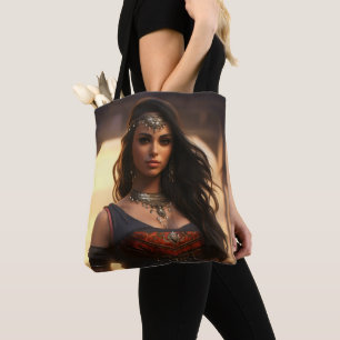Tote Bag Fille arabe beauté orientale