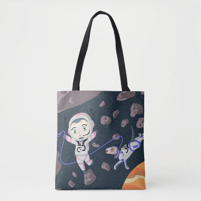 Tote Bag Fille Astéroïde (Devant)