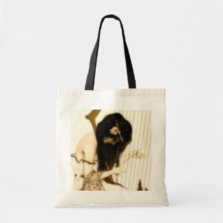 Tote Bag Fille avec l'harpe