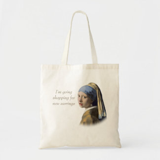 Tote Bag Fille avec l'oreille perle