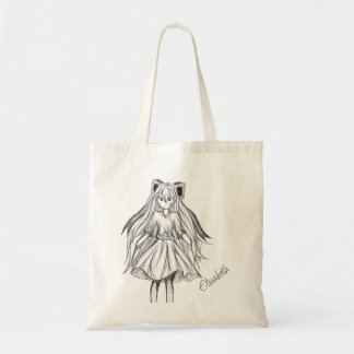 Tote Bag Fille avec ruban