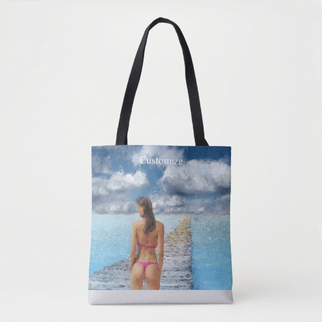 Tote Bag Fille Bikini Thunder_Cove (Devant)