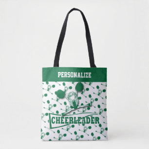 Tote Bag Fille Cheerleader Vert Foncé