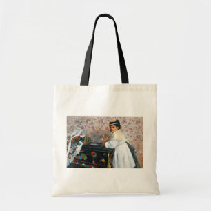 Tote Bag Fille dans un Casquette, Edgar Degas