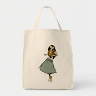 Tote Bag Fille de danse polynésienne