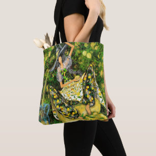 Tote Bag Fille de ferme en citrons Le jardin fait de la cit