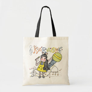 Tote Bag Fille de karaoke