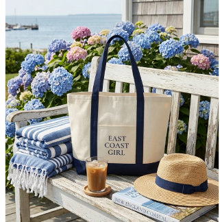 Tote Bag Fille de la Côte Est Prépa Côtière