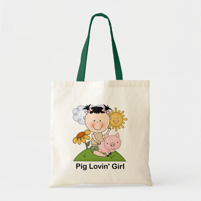 Tote Bag Fille de Lovin de porc (Devant)