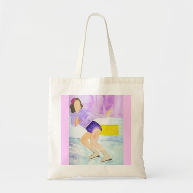 Tote Bag Fille de patineur (Devant)