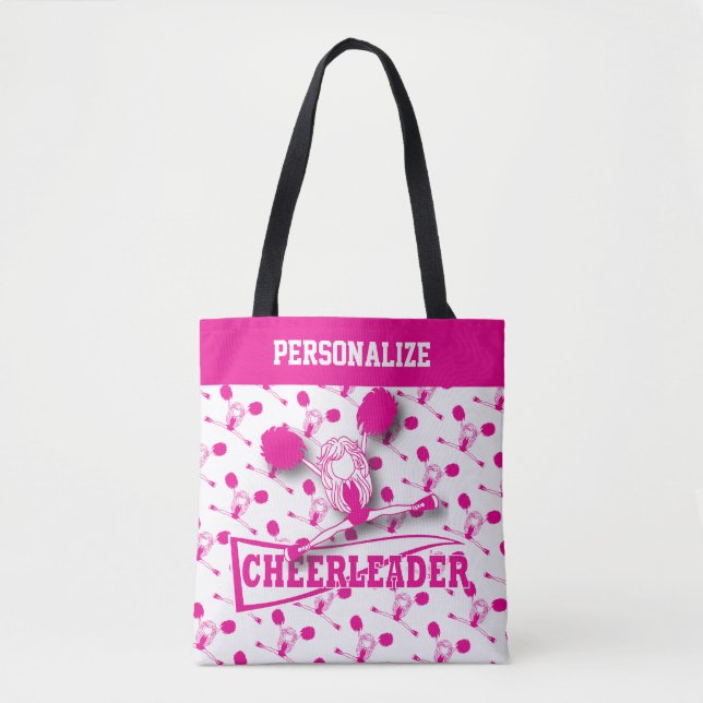 Tote Bag Fille de pom-pom girl de roses indien (Devant)