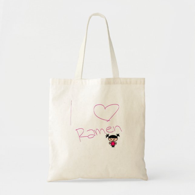 Tote Bag Fille de Ramen (Devant)