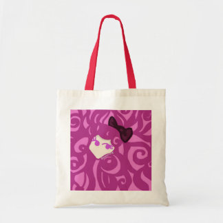 Tote Bag Fille de sucrerie de coton