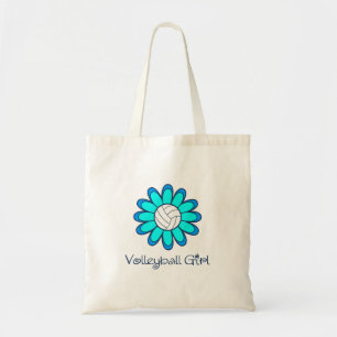 Tote Bag Fille de volleyball d'Aqua