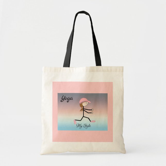 Tote Bag Fille de yoga (Devant)
