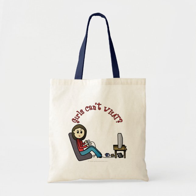 Tote Bag Fille des jeux légers (Devant)