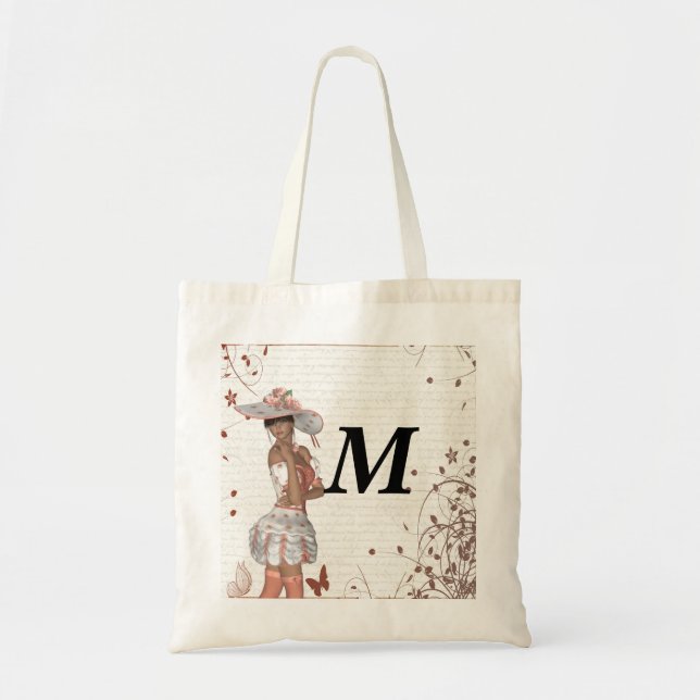 Tote Bag Fille en casquette d'été (Devant)