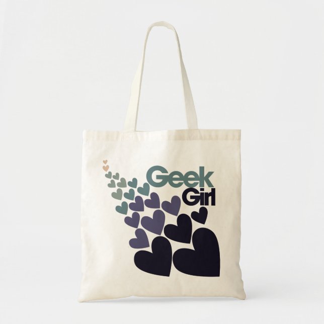 Tote Bag Fille geek (Devant)