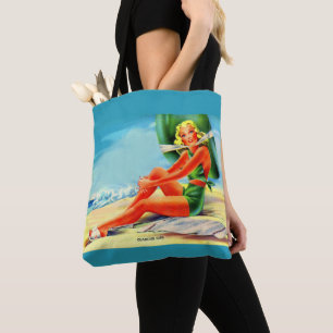 Tote Bag Fille glamour des années 1940