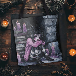 Tote Bag Fille gothique punk