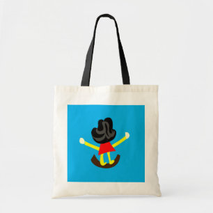 Tote Bag Fille heureuse sur balançoire