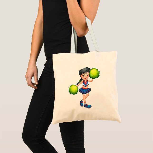Tote Bag Fille pom-pom girl (Créateur téléchargé)