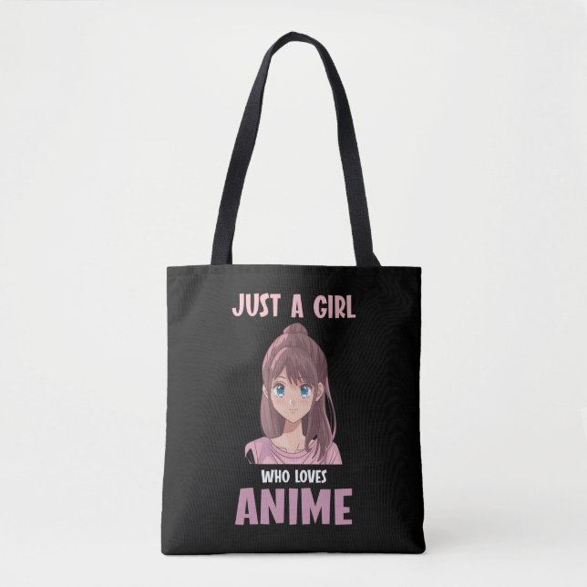 Tote Bag Fille qui aime l'amoureux de l'Anime Manga Cosplay (Devant)