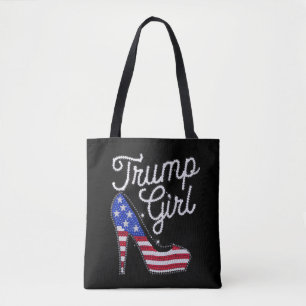 Tote Bag Fille Trump Chaussure à Talon Haut Drapeau América
