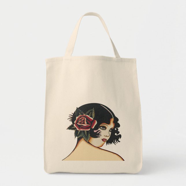 Tote Bag Fille vintage (Devant)