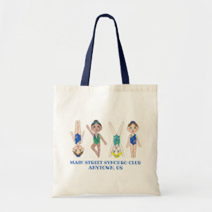 Tote Bag Filles de nageur synchronisées Synchro Sports de n