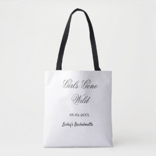 Tote Bag Filles déchaînées Nom de la fête de bachelorette d