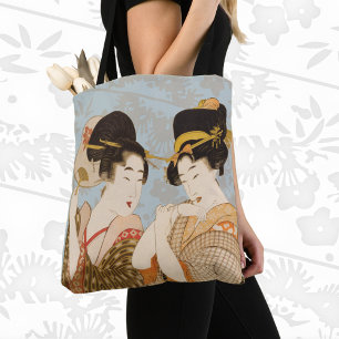 Tote Bag Filles geishas japonaises vintage en kimonos