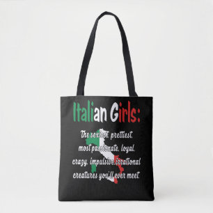 TOTE BAG FILLES ITALIENNES FUNNY