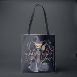 Tote Bag Filles méchantes nuit dehors soirée sorcière bache<br><div class="desc">Chic drôle d'Halloween couleur violet illustration et texte sac fourre-tout personnalisé avec une sorcière dans une robe de fusain gris et casquette avec un balai, le bois de pinceau et un chat noir sur un arrière - plan bleu nuit foncé Remplissez votre texte dans les zones avant et arrière (ou...</div>
