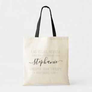 Tote Bag Filles Weekend personnalisé moins cher que la thér