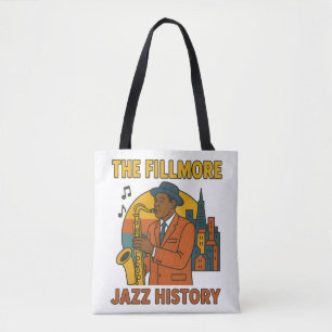 Tote Bag Fillmore Jazz.Sac fourre-tout