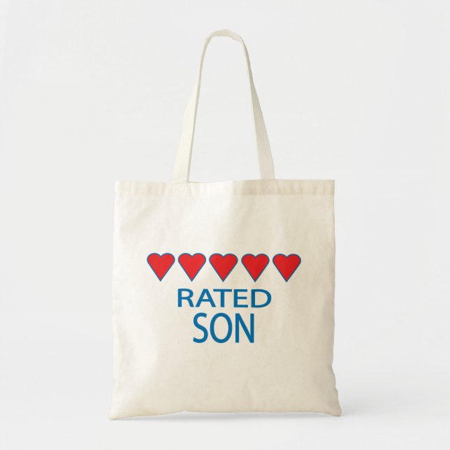 Tote Bag Fils de cinq coeurs (Devant)