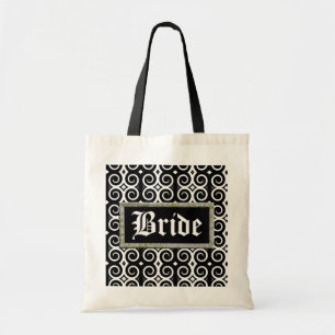 Tote Bag Fils noirs distinctifs (Mariage)
