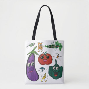 Tote Bag Fin gourmet Fourre-tout de conception de JMC