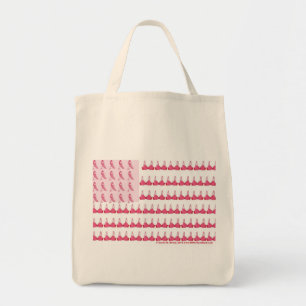 Tote Bag Finale de T-shirt de drapeau de cancer du sein