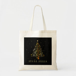 Tote Bag Finnish Christmas Tree Finland Ornament Decoration
