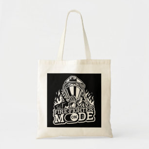 Tote Bag Firefighter Mode On - Fire Department Thin Red Lin